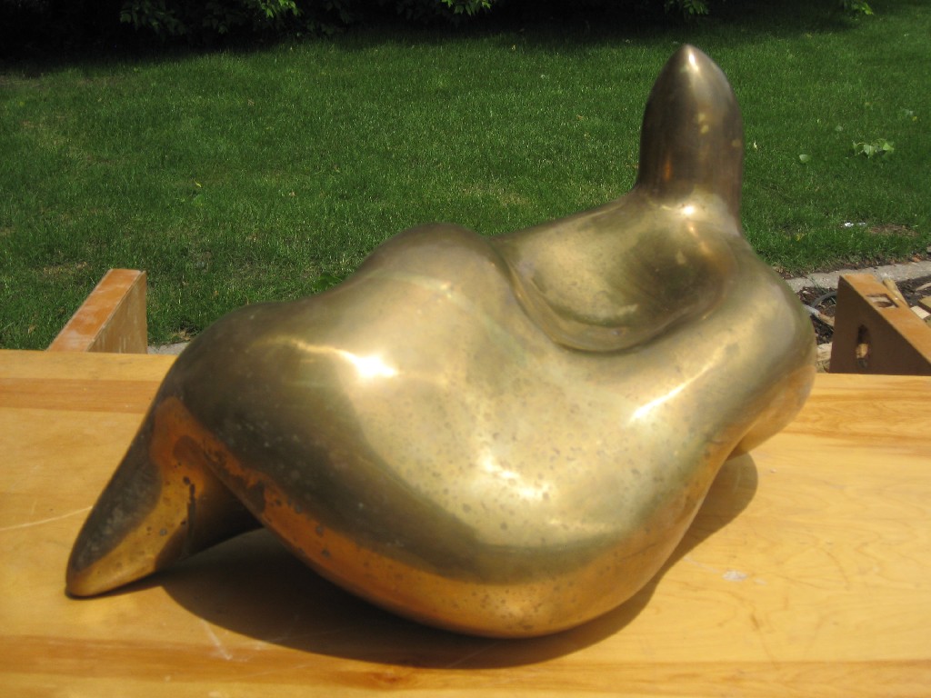 Reclining Nude Bronze - 24x12x12