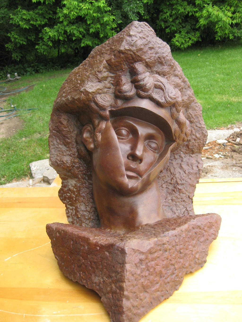 Greek Geometry Bronze - 30x18x15